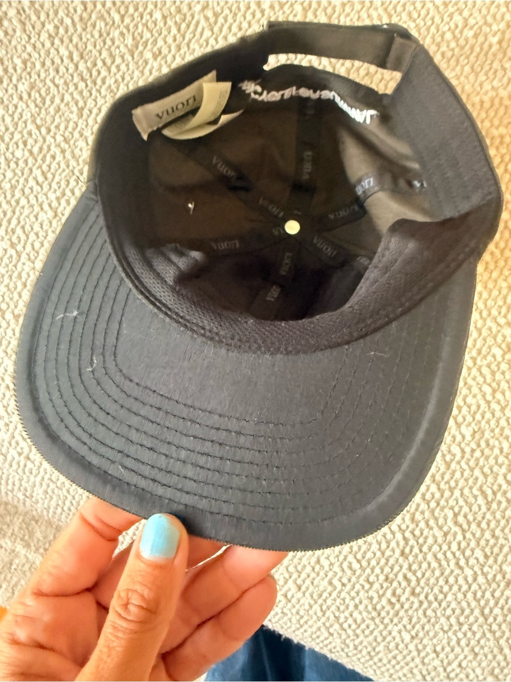 NWT Vuori Dark Green Oregano Performance Cord Hat Adjustable - Picture 4 of 5